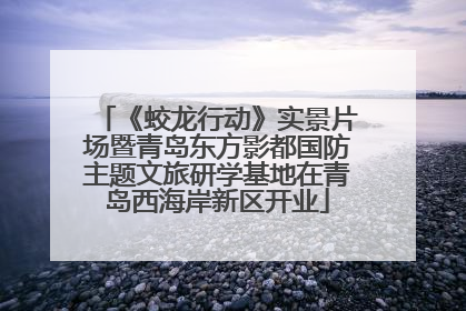 《蛟龙行动》实景片场暨青岛东方影都国防主题文旅研学基地在青岛西海岸新区开业