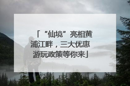 “仙境”亮相黄浦江畔，三大优惠游玩政策等你来