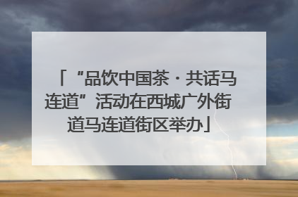 “品饮中国茶・共话马连道”活动在西城广外街道马连道街区举办