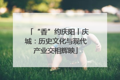 “香”约庆阳丨庆城：历史文化与现代产业交相辉映