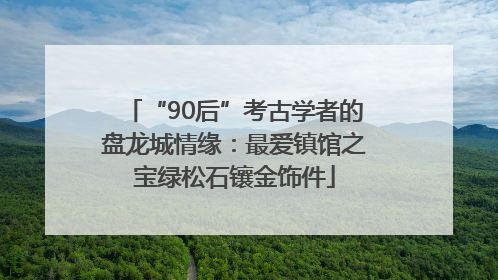 “90后”考古学者的盘龙城情缘：最爱镇馆之宝绿松石镶金饰件