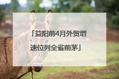 益阳前4月外贸增速位列全省前茅
