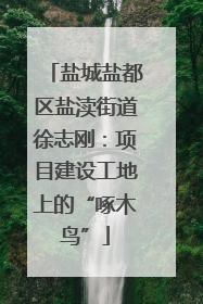 盐城盐都区盐渎街道徐志刚：项目建设工地上的“啄木鸟”