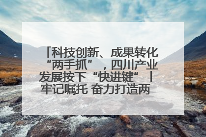 科技创新、成果转化“两手抓”，四川产业发展按下“快进键”丨牢记嘱托 奋力打造两高地两基地一屏障