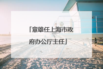 章雄任上海市政府办公厅主任