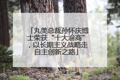 丸美总裁孙怀庆博士荣获“十大渝商”，以长期主义战略走自主创新之路