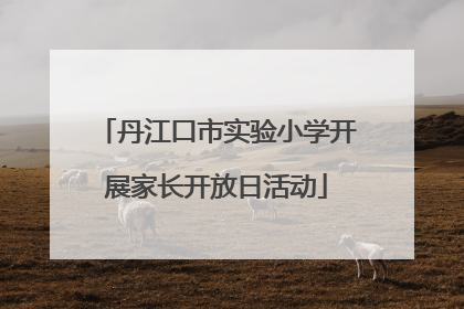 丹江口市实验小学开展家长开放日活动