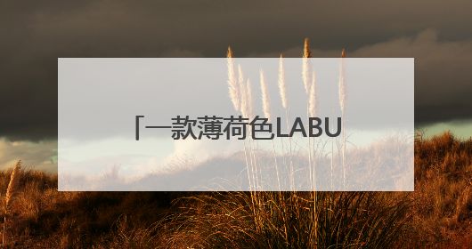 一款薄荷色LABUBU被拍出108万！系“全球唯一一只”