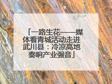 一路生花——媒体看青城活动走进武川县：冷凉高地奏响产业强音