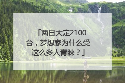 两日大定2100台，梦想家为什么受这么多人青睐？