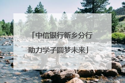 中信银行新乡分行助力学子圆梦未来
