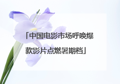 中国电影市场呼唤爆款影片点燃暑期档