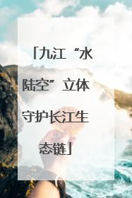 九江“水陆空”立体守护长江生态链