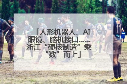 人形机器人、AI眼镜、脑机接口……浙江“硬核制造”乘“数”而上