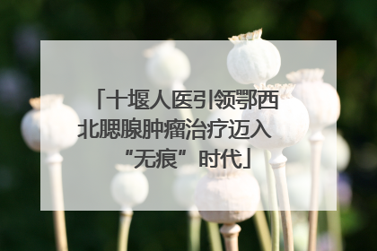 十堰人医引领鄂西北腮腺肿瘤治疗迈入“无痕”时代