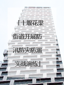 十堰花果街道开展防汛防灾防溺实战演练