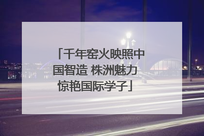 千年窑火映照中国智造 株洲魅力惊艳国际学子