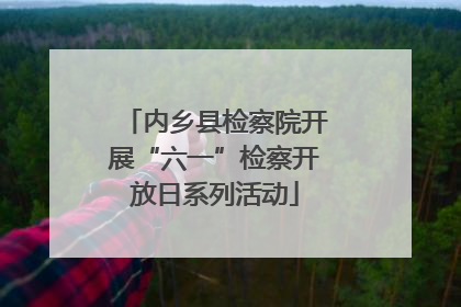 内乡县检察院开展“六一”检察开放日系列活动