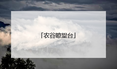农谷瞭望台