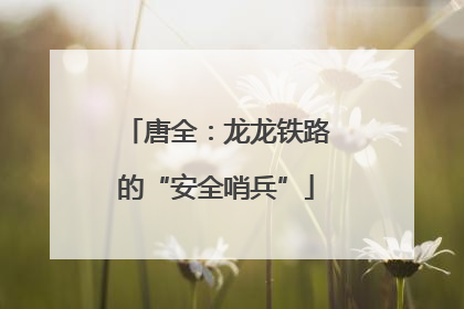 唐全：龙龙铁路的“安全哨兵”
