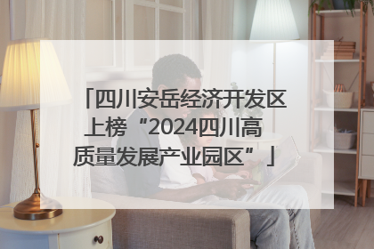 四川安岳经济开发区上榜“2024四川高质量发展产业园区”