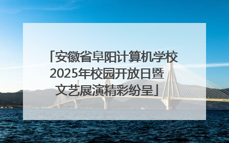 安徽省阜阳计算机学校2025年校园开放日暨文艺展演精彩纷呈