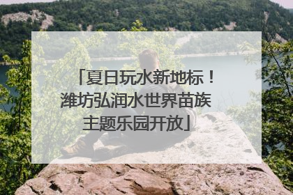 夏日玩水新地标！潍坊弘润水世界苗族主题乐园开放