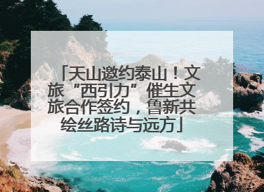 天山邀约泰山！文旅“西引力”催生文旅合作签约，鲁新共绘丝路诗与远方