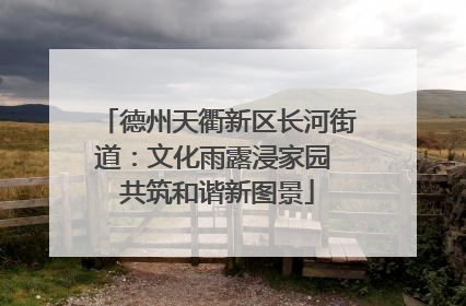 德州天衢新区长河街道：文化雨露浸家园 共筑和谐新图景