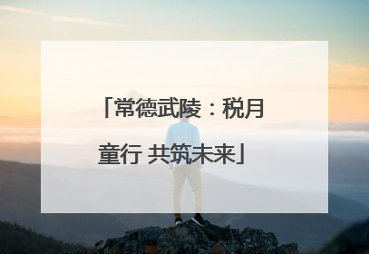 常德武陵：税月童行 共筑未来