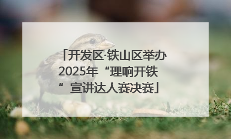 开发区·铁山区举办2025年“理响开铁”宣讲达人赛决赛