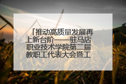 推动高质量发展再上新台阶——驻马店职业技术学院第二届教职工代表大会暨工会会员代表大会第四次会议成功召开