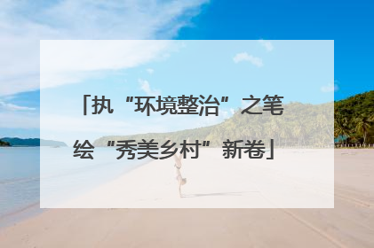 执“环境整治”之笔 绘“秀美乡村”新卷