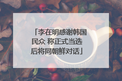 李在明感谢韩国民众 称正式当选后将同朝鲜对话