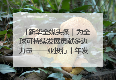 新华全媒头条｜为全球可持续发展贡献多边力量——亚投行十年发展观察（3）