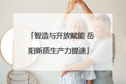 智造与开放赋能 岳阳新质生产力提速