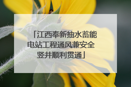 江西奉新抽水蓄能电站工程通风兼安全竖井顺利贯通