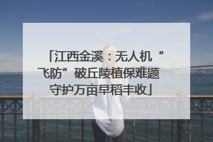 江西金溪：无人机“飞防”破丘陵植保难题 守护万亩早稻丰收