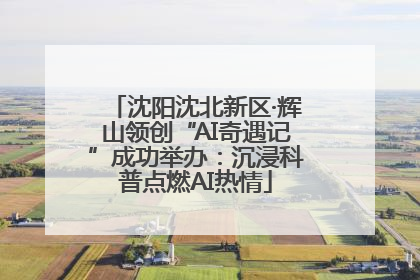 沈阳沈北新区·辉山领创“AI奇遇记”成功举办：沉浸科普点燃AI热情