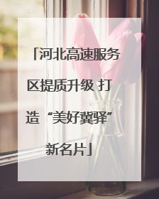 河北高速服务区提质升级 打造“美好冀驿”新名片