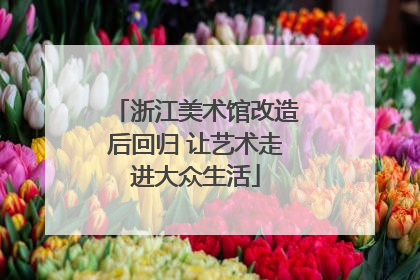 浙江美术馆改造后回归 让艺术走进大众生活
