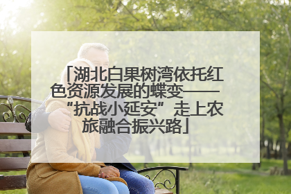 湖北白果树湾依托红色资源发展的蝶变——“抗战小延安”走上农旅融合振兴路