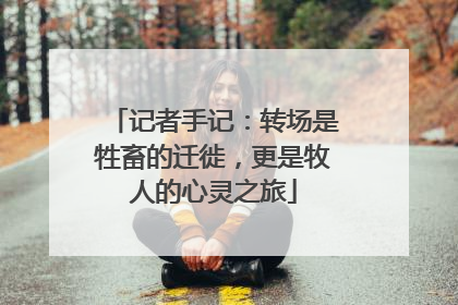 记者手记：转场是牲畜的迁徙，更是牧人的心灵之旅