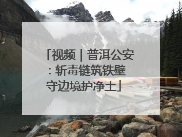 视频｜普洱公安：斩毒链筑铁壁 守边境护净土