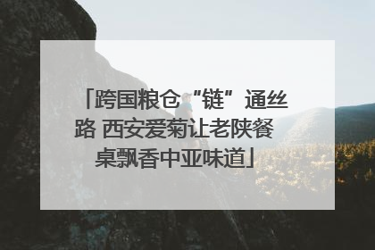 跨国粮仓“链”通丝路 西安爱菊让老陕餐桌飘香中亚味道