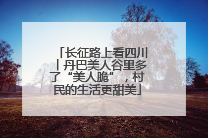长征路上看四川丨丹巴美人谷里多了“美人脆”，村民的生活更甜美