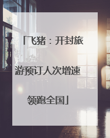 飞猪：开封旅游预订人次增速领跑全国
