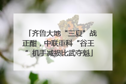 齐鲁大地“三夏”战正酣，中联重科“谷王”机手减损比武夺魁
