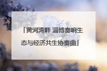 黄河湾畔 淄博奏响生态与经济共生协奏曲