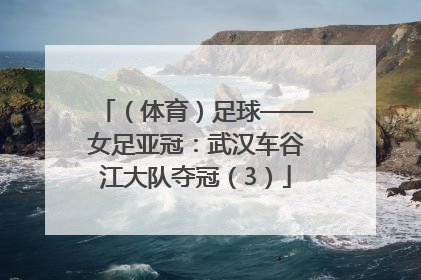 （体育）足球——女足亚冠：武汉车谷江大队夺冠（3）